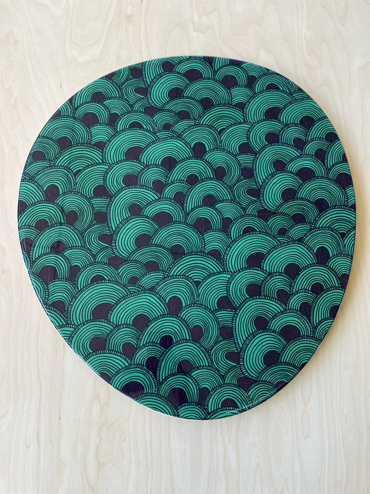 Waves Aqua Nesting Table