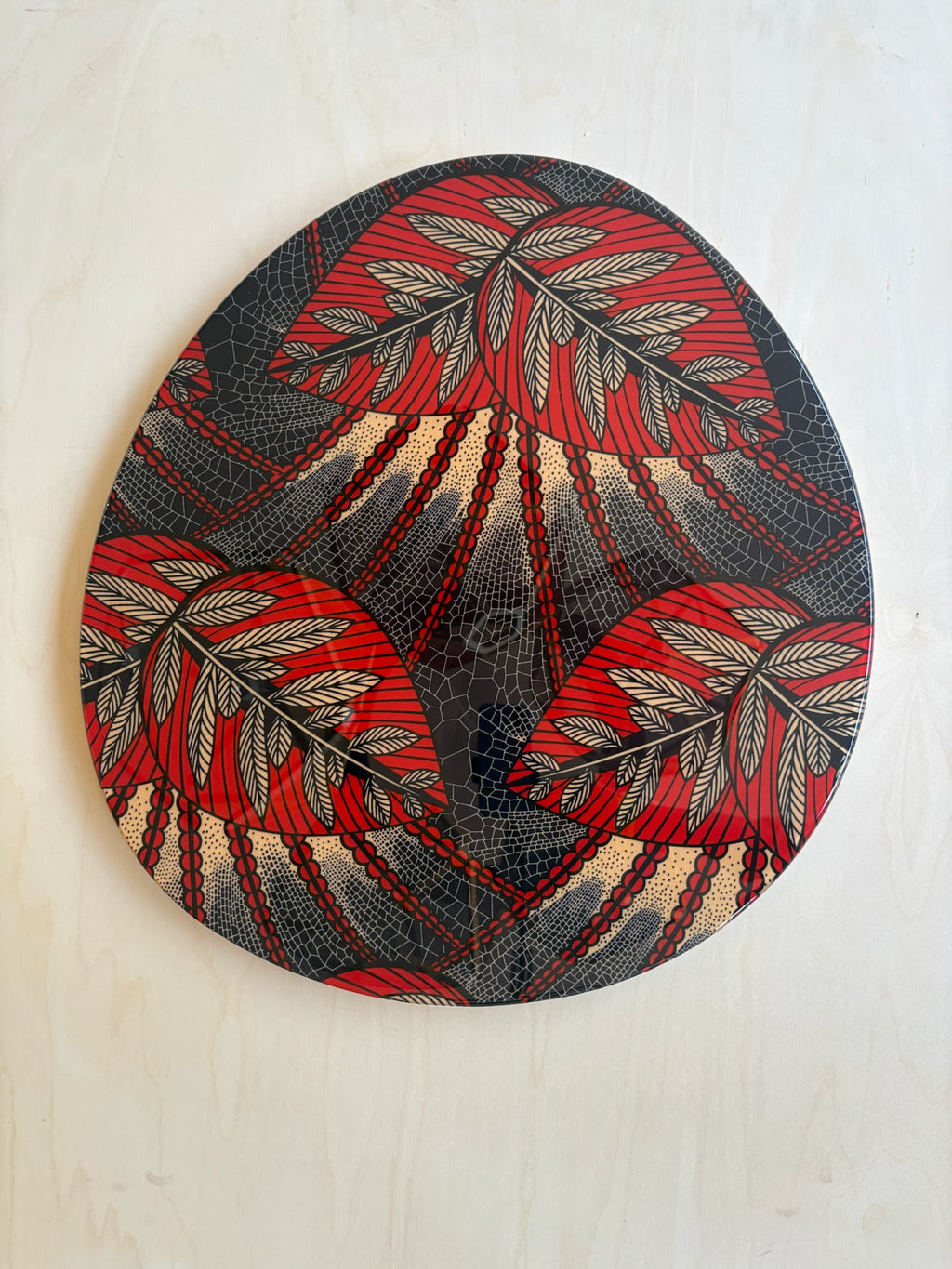 Red Leaf Nesting Tables