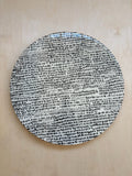 Guinea Fowl White Lazy Susan