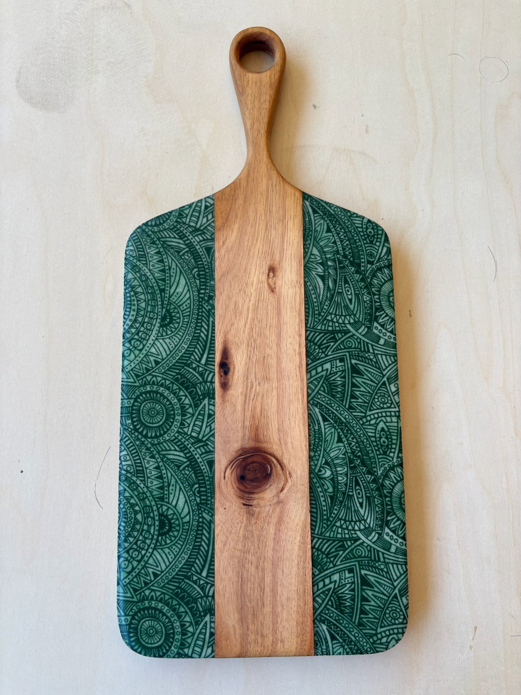 Indian Ink Handle Cheese Board