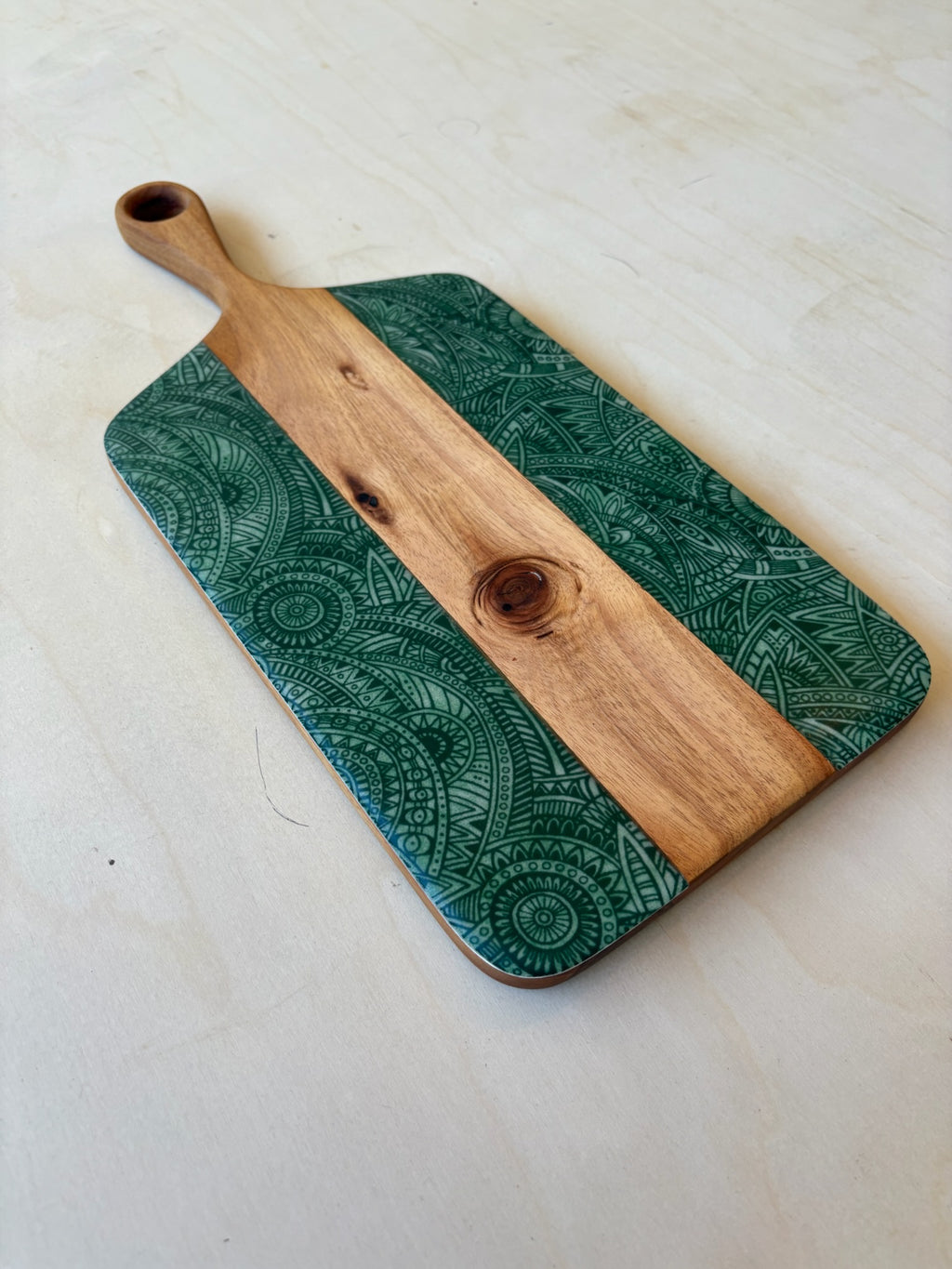 Indian Ink Handle Cheese Board