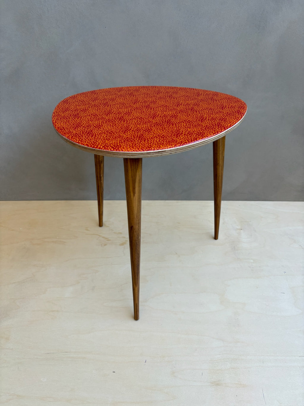 Orange Fine Leaf Nesting Tables