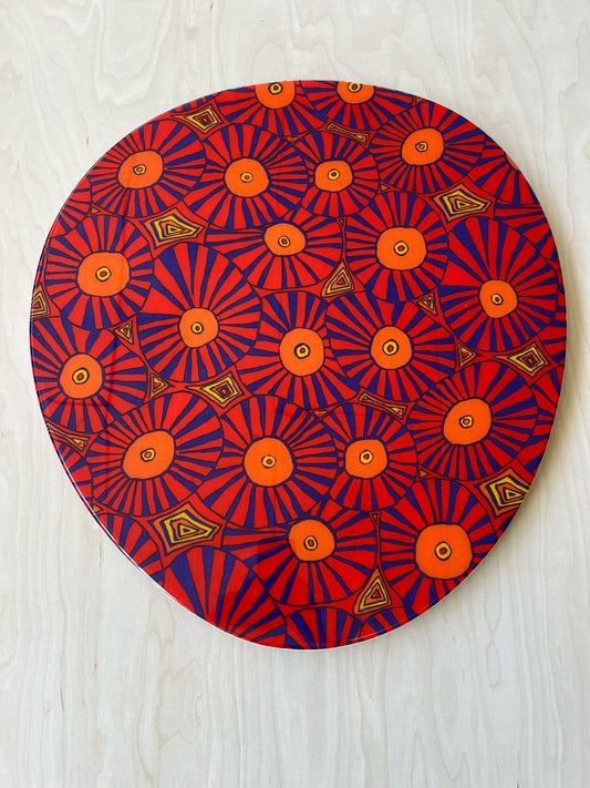 Brollies Orange Nesting Table