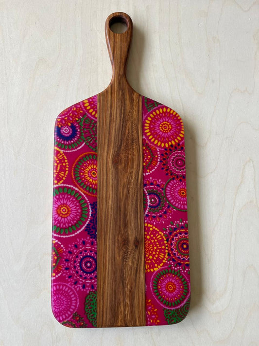 Fiesta Floral Handle Cheese Board